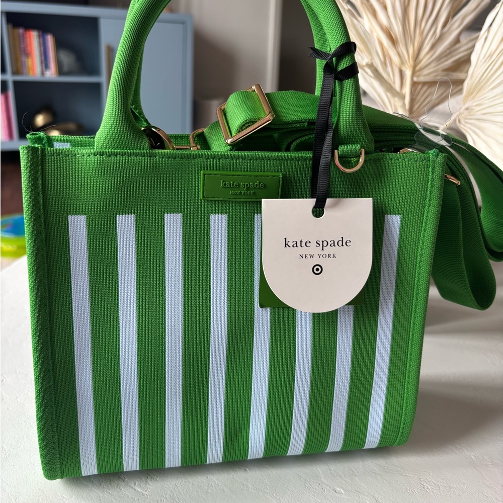 Kate Spade Green Striped Women's Bag
